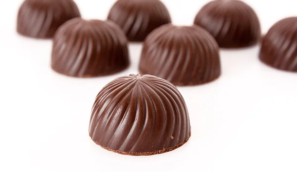 Chocolate isolated on white — Stock Photo, Image