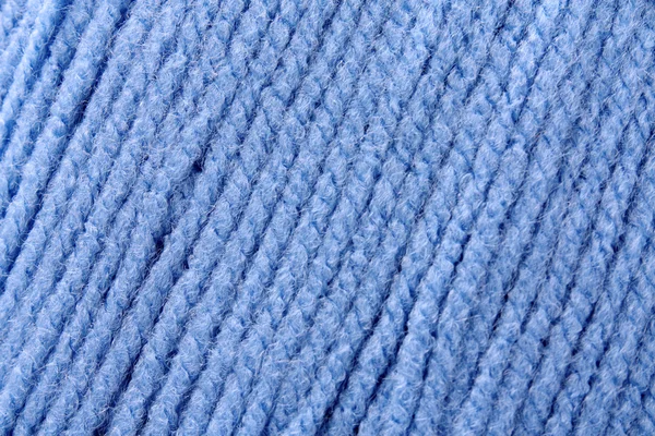 Fondo de lana azul — Foto de Stock
