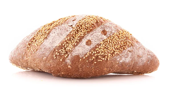 Pão isolado em branco — Fotografia de Stock