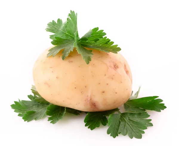 Potatoes isolated on white — Stock Photo, Image