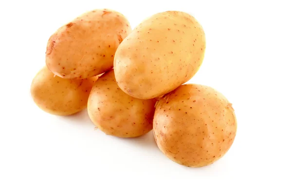 Pocas patatas aisladas en blanco —  Fotos de Stock