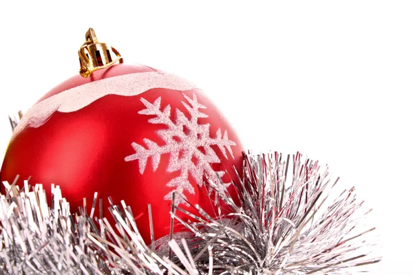 Weihnachtskugeln in glänzender Dekoration — Stockfoto