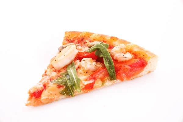 맛 있는 이탈리아 피자 조각 — 스톡 사진