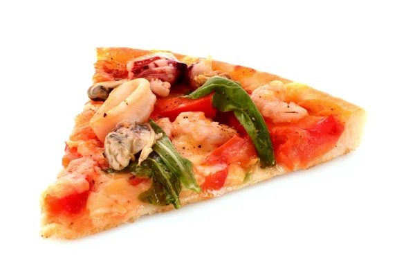 Rebanada de sabrosa pizza italiana —  Fotos de Stock