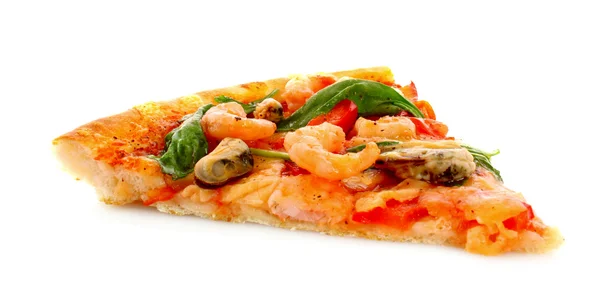 美味的意大利比萨的切片 — 图库照片