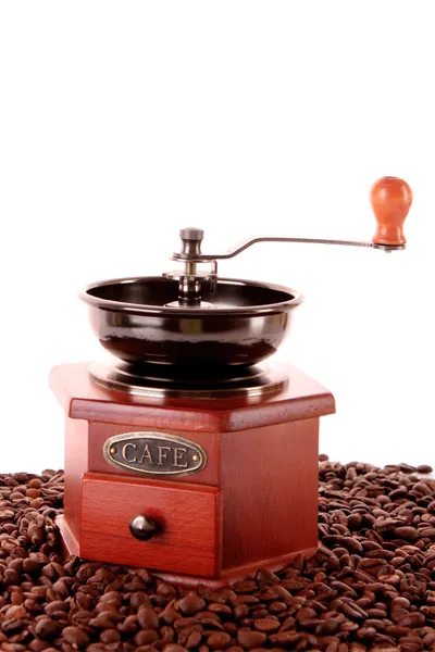 Koffie grinder close-up — Stockfoto