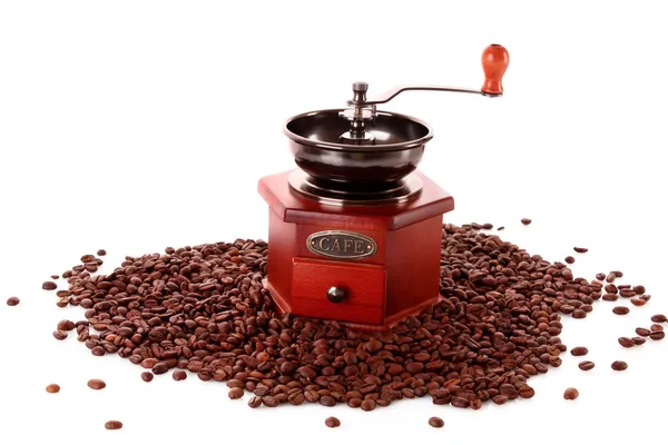 Closeup mlýnek na kávu — Stock fotografie