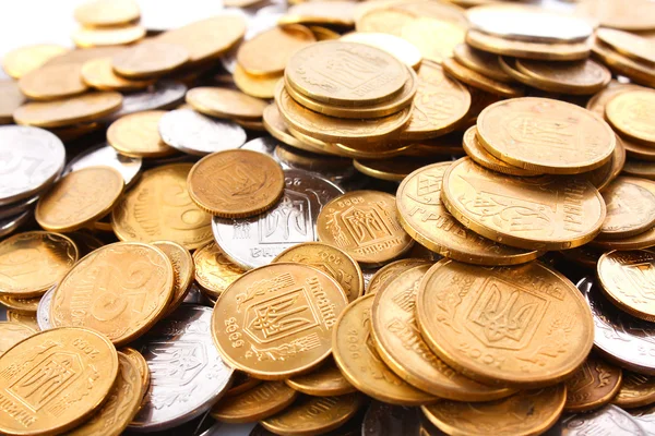 Many coins background — Stock Photo, Image