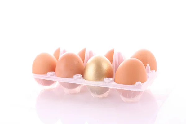 Χρυσό αυγό στη φωλιά — Φωτογραφία Αρχείου