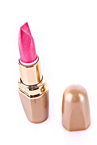 New lipstick on the white background — Stock Photo, Image