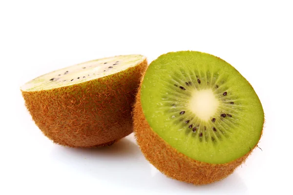 Sliced kiwi isolated on white — Stock Photo, Image