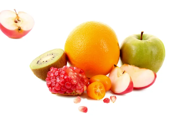 Fruits isolated on white — Stock Photo, Image