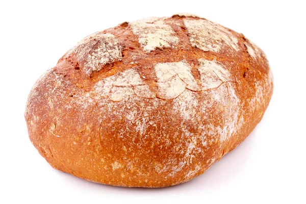 Хлеб изолированный на белый — стоковое фото