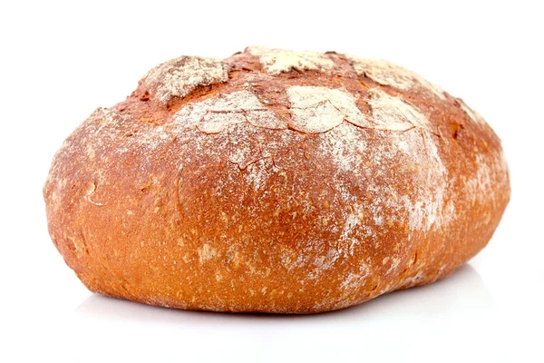 Хлеб изолированный на белый — стоковое фото