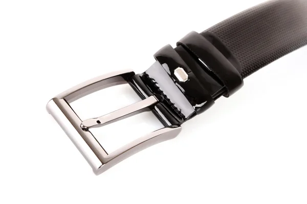 Man's belt isolated on white — Stock Photo, Image