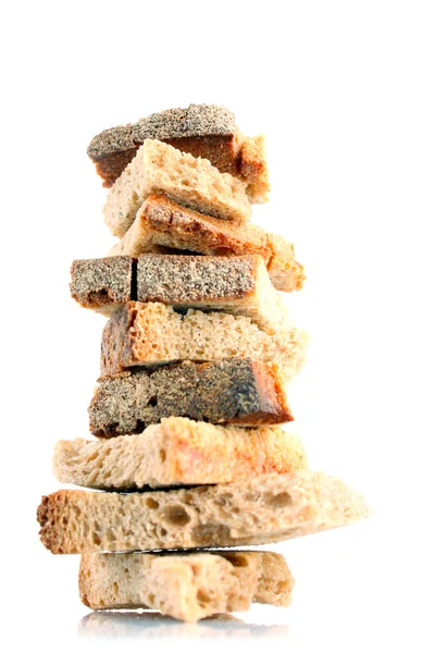 A few rusk on each other — Stock Photo, Image