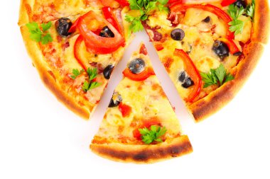 Tasty pizza clipart