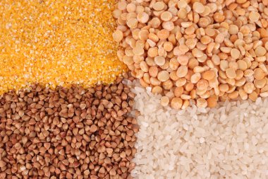 Grains on brown clipart