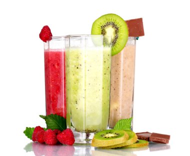 lekker fruit smoothies en vruchten