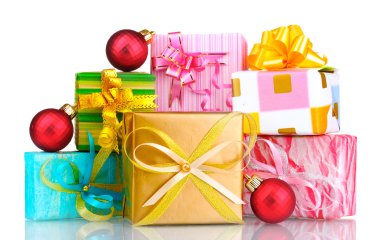 Beautiful bright gifts clipart