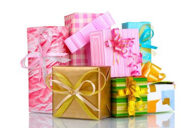 Beautiful bright gifts clipart