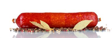 lezzetli sosis ve baharatlar