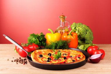 lezzetli pizza