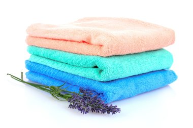 Terry havlu ve lavanta