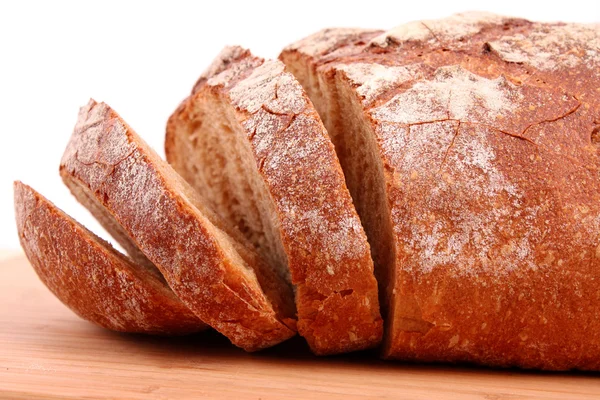 A fa felületén kenyér — Stock Fotó