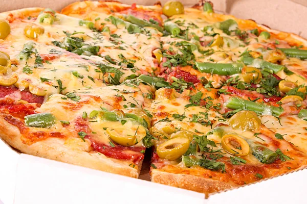 Primer plano de la pizza —  Fotos de Stock