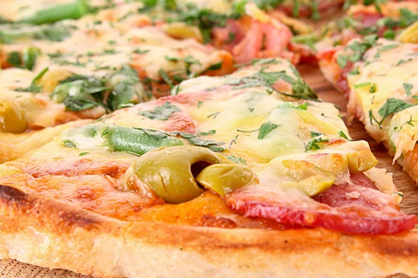 Pizza close-up — Stockfoto
