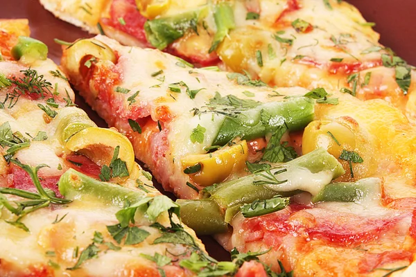 Closeup de pizza — Fotografia de Stock