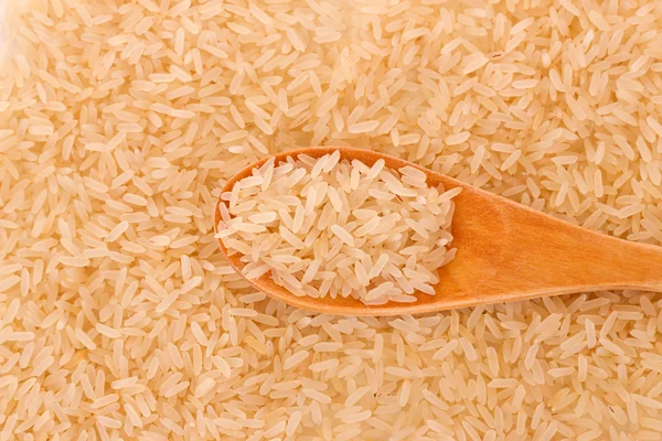 Ρύζι και κουτάλι — Φωτογραφία Αρχείου
