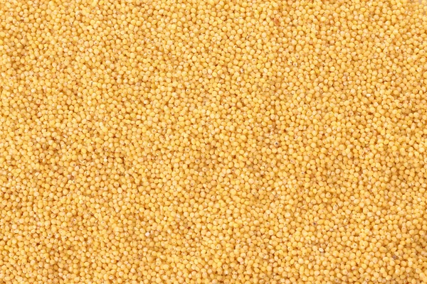 Pilled millet seeds as texture — Stock Photo, Image