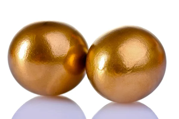 Золоті яйця — стокове фото