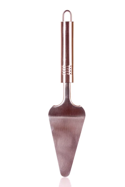 Metal spatula isolated on white — Stock Photo, Image