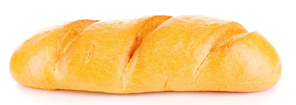 Gebakken brood geïsoleerd op wit — Stockfoto