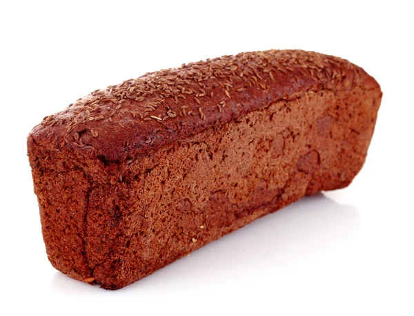 Запечений хліб ізольований на білому — стокове фото