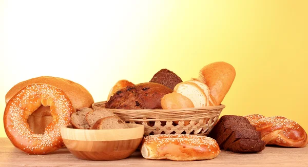 Baked bread assortment — Stock Photo, Image
