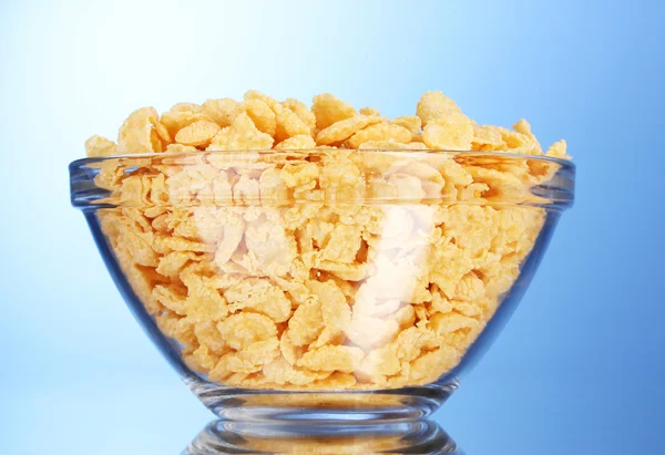 Cam kase lezzetli mısır gevreği — Stok fotoğraf
