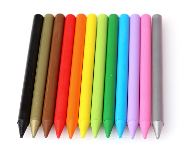 Яркие карандаши для рисования — стоковое фото