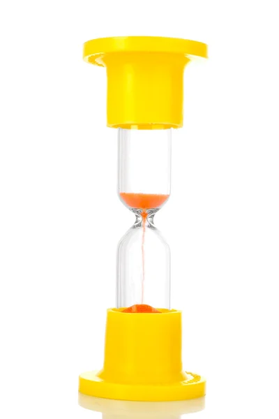 Hourglass απομονωμένο σε λευκό. — Φωτογραφία Αρχείου