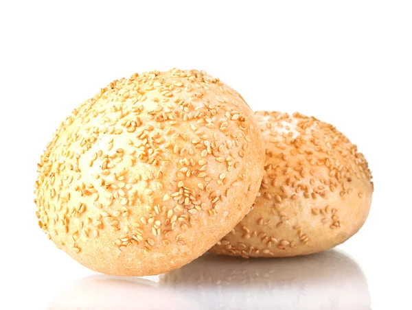 Delicious bun with sesame seeds — Stock Photo, Image