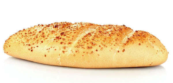 Pane saporito con semi di sesamo — Foto Stock