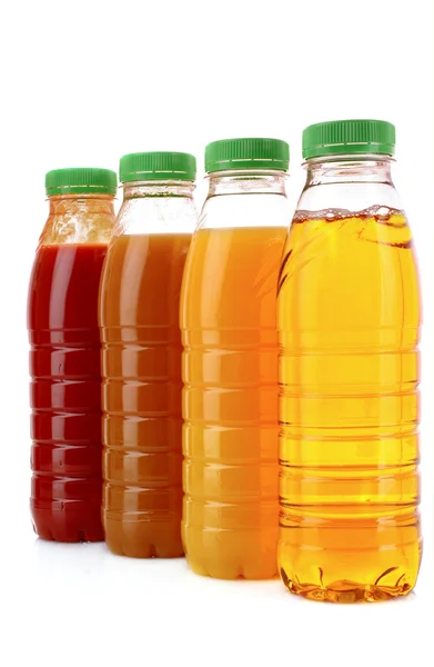 Flessen met SAP geïsoleerd op wit — Stockfoto