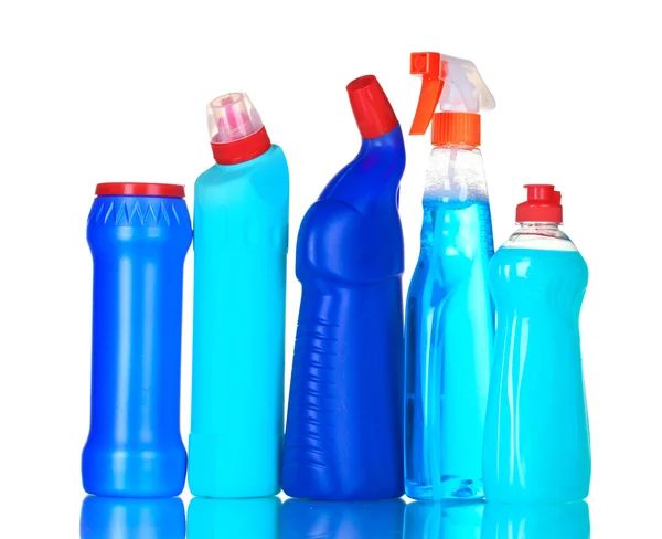 Detergent bottles — Stock Photo, Image