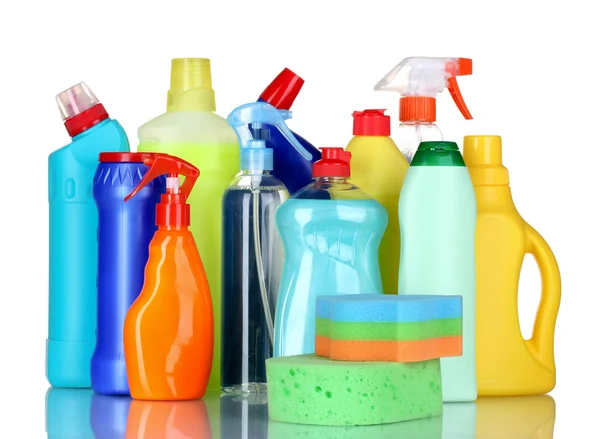 Garrafas de detergente — Fotografia de Stock