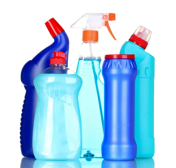 Garrafas de detergente — Fotografia de Stock