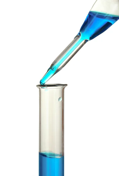 Test tube and pipette — Stock Photo, Image