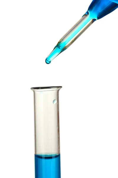 Test tube and pipette — Stock Photo, Image